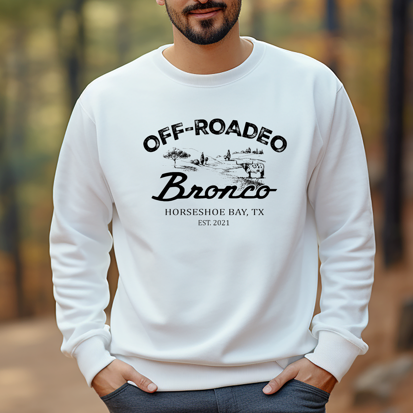 Off-Roadeo Shirt, Ford Bronco, Horseshoe Bay Texas